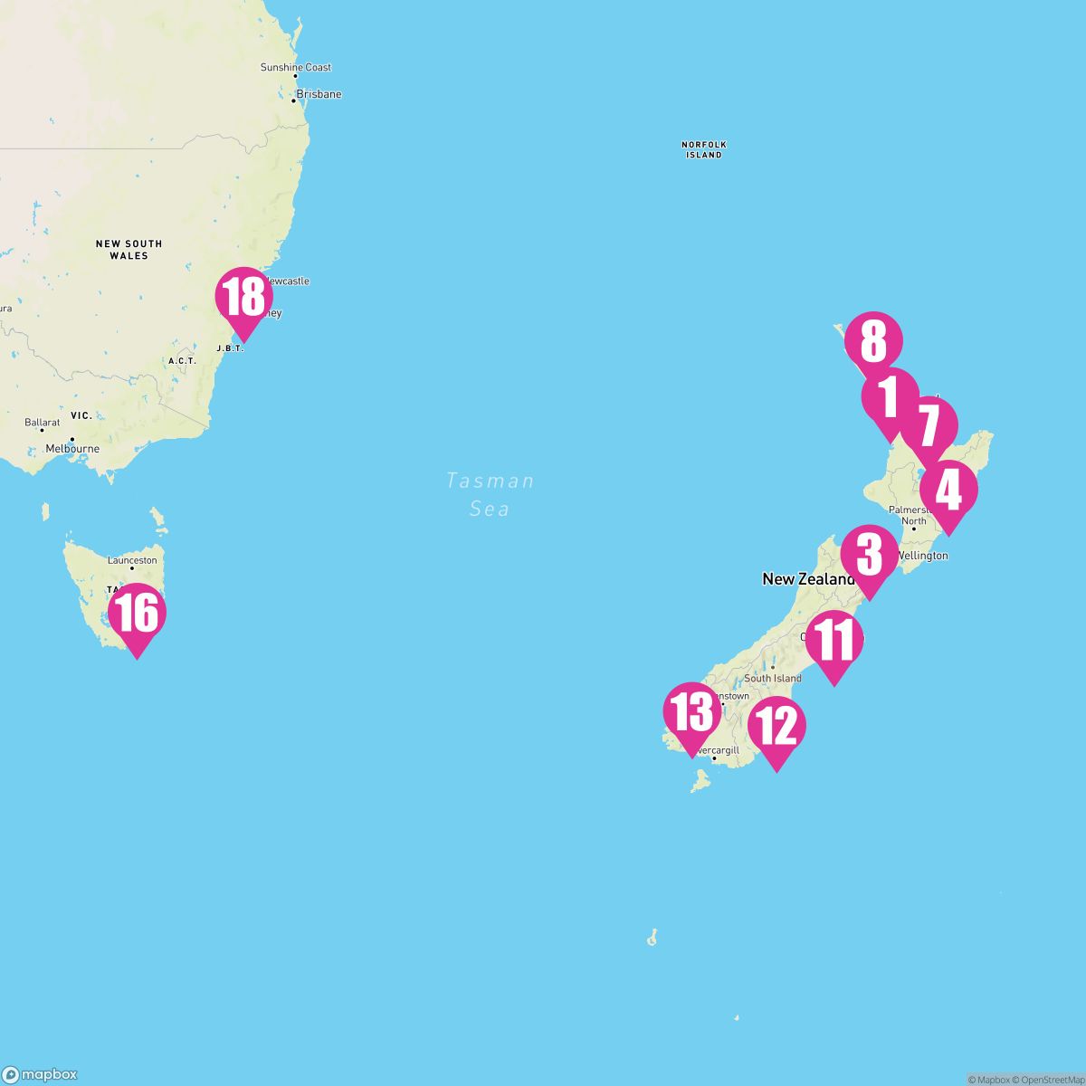 17 Night Australia & New Zealand (Auckland To Sydney)