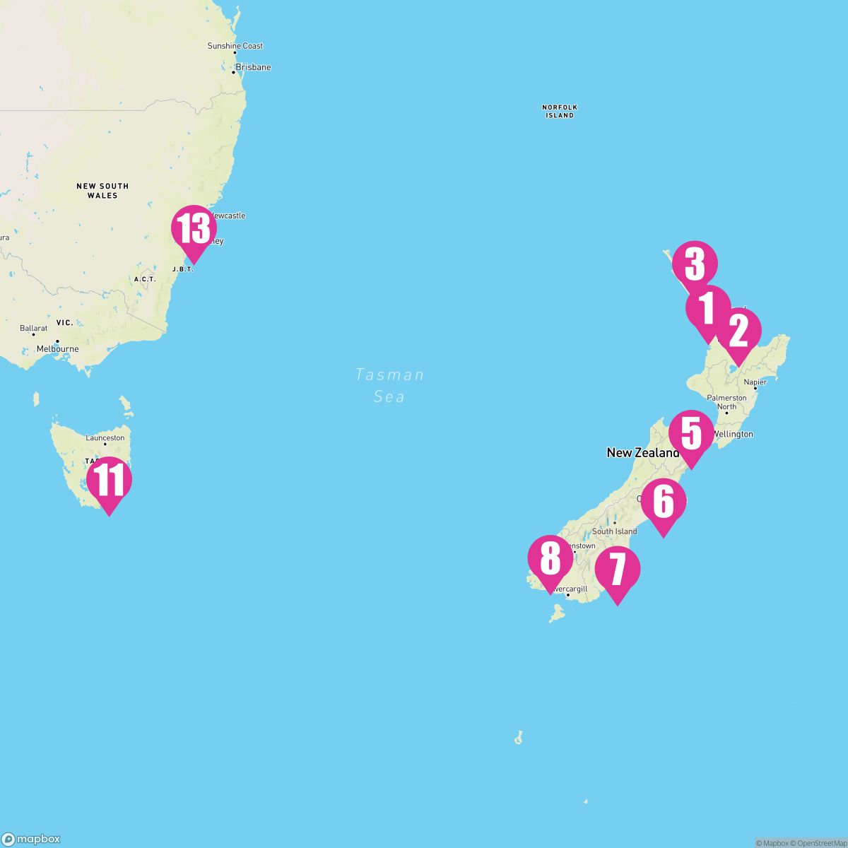 12 Night Australia & New Zealand (Auckland To Sydney)