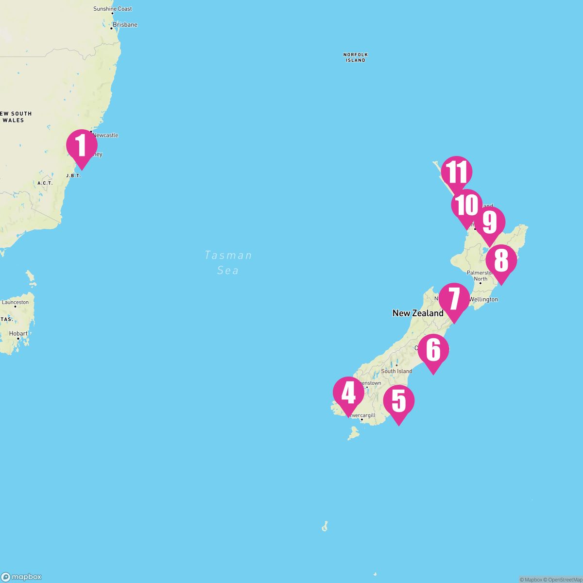 14 Night New Zealand (Sydney Roundtrip)