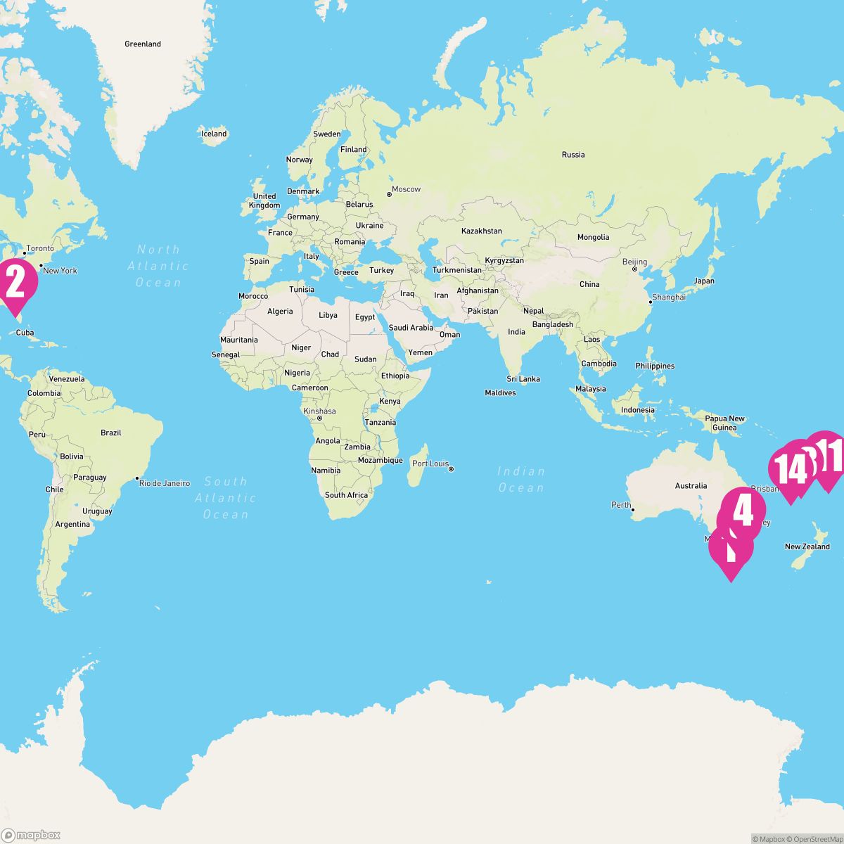 18 Night Fiji (Hobart Roundtrip)