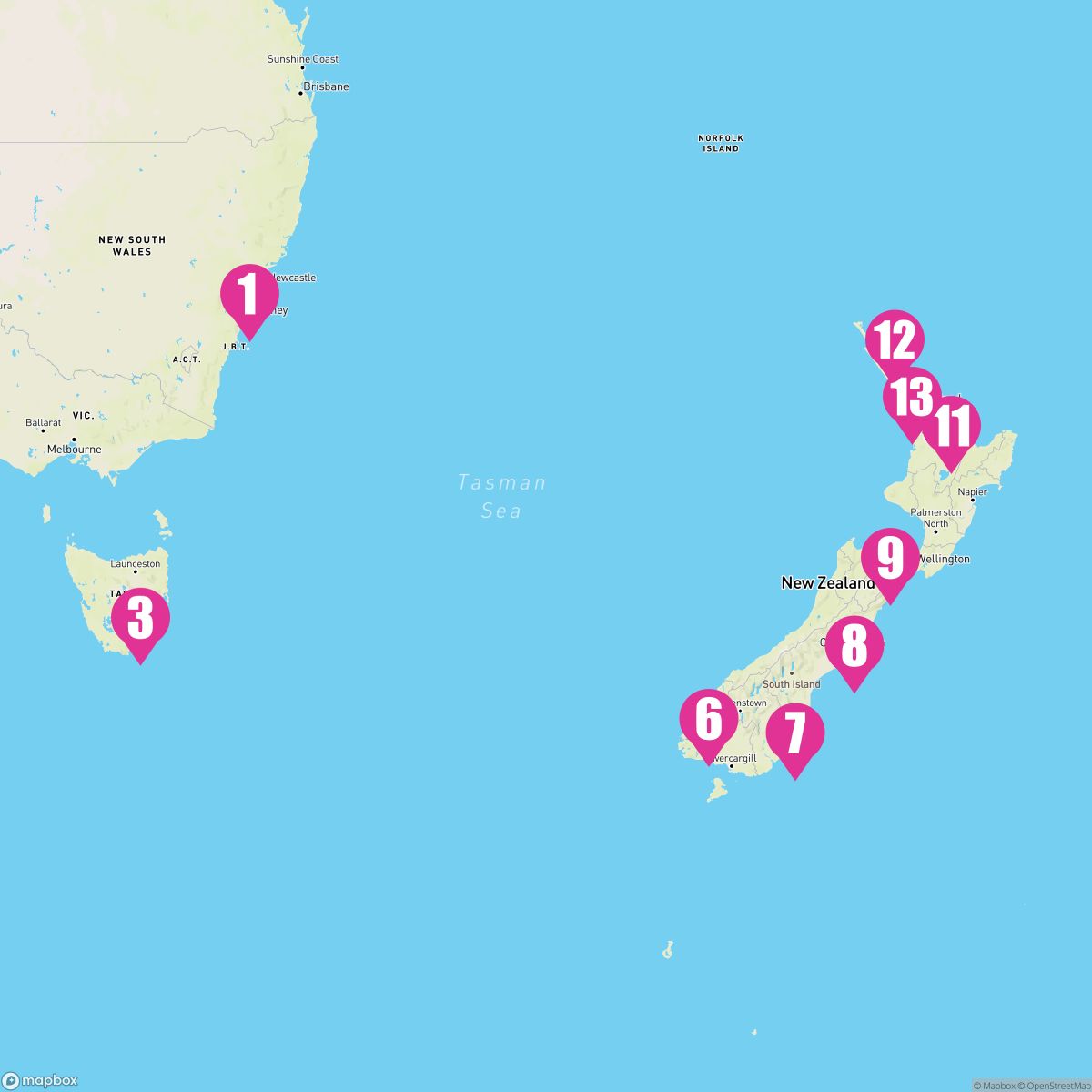 12 Night Australia & New Zealand (Sydney To Auckland)