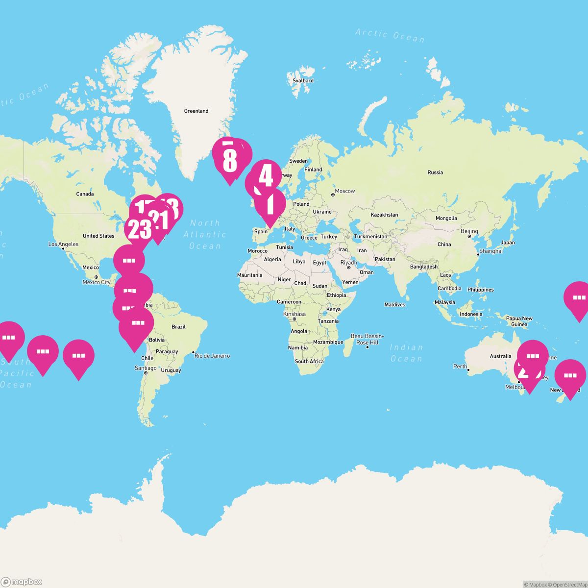 61 Night World Voyage Liner (Dover To Brisbane)