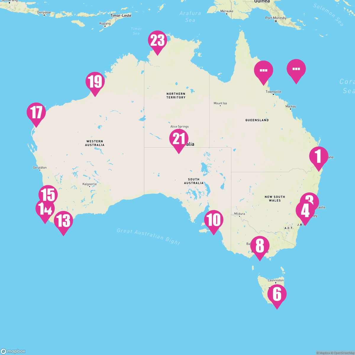 29 Night Round Australia (Brisbane Roundtrip)