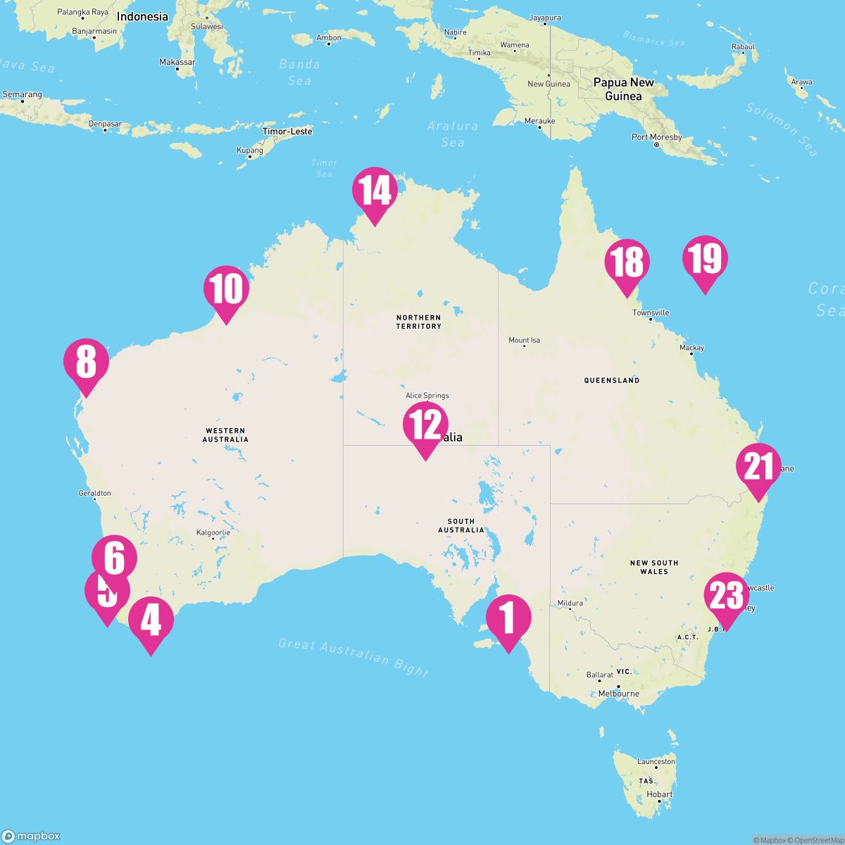22 Night Round Australia (Adelaide To Sydney)