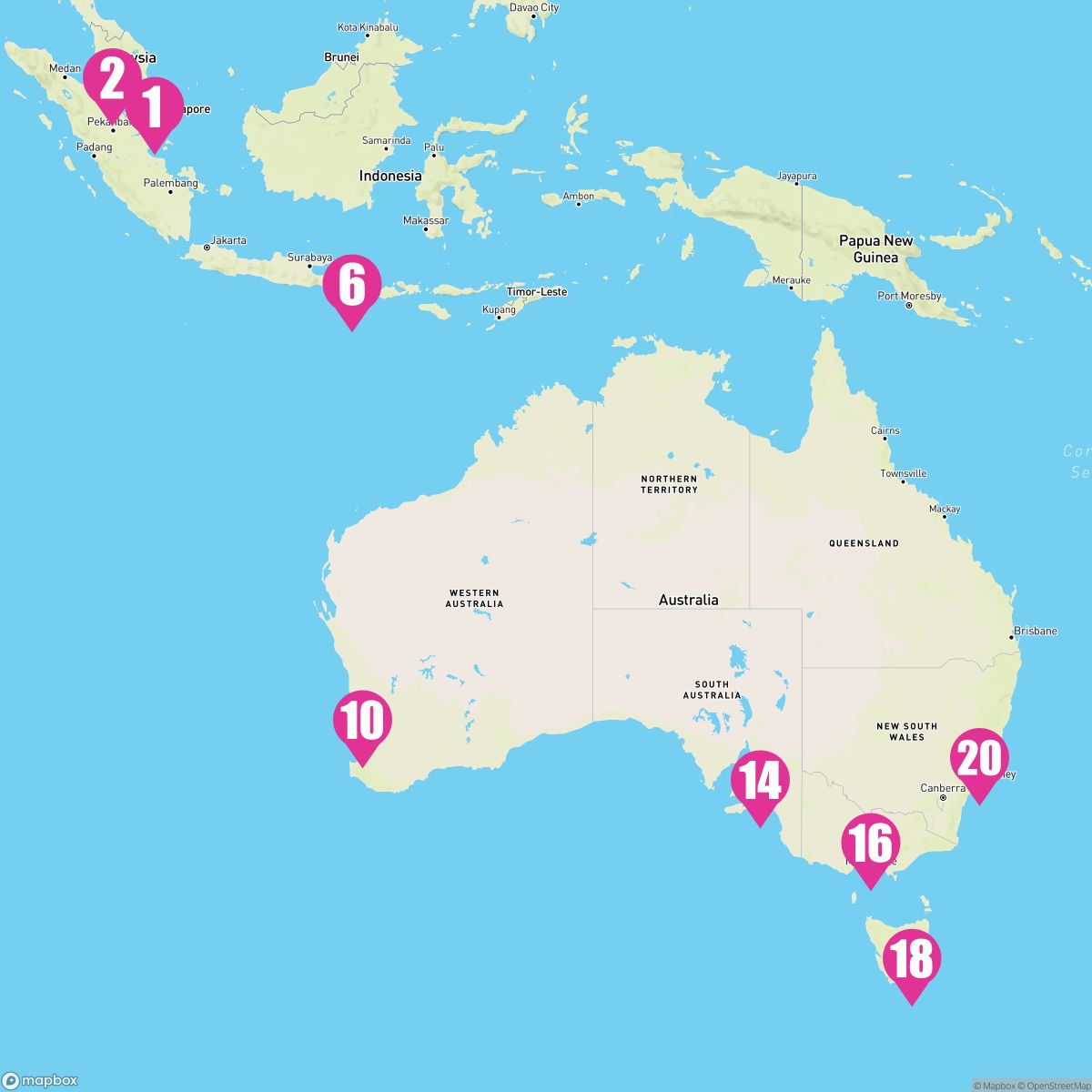 19 Night Asia & Australia (Singapore To Sydney)