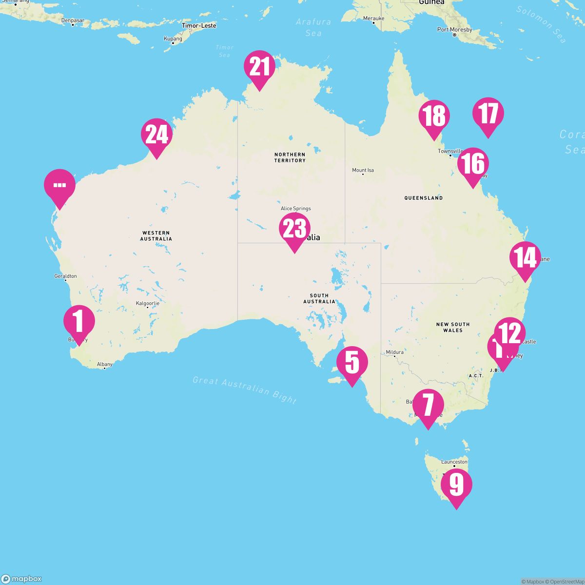 27 Night Round Australia (Fremantle Roundtrip)
