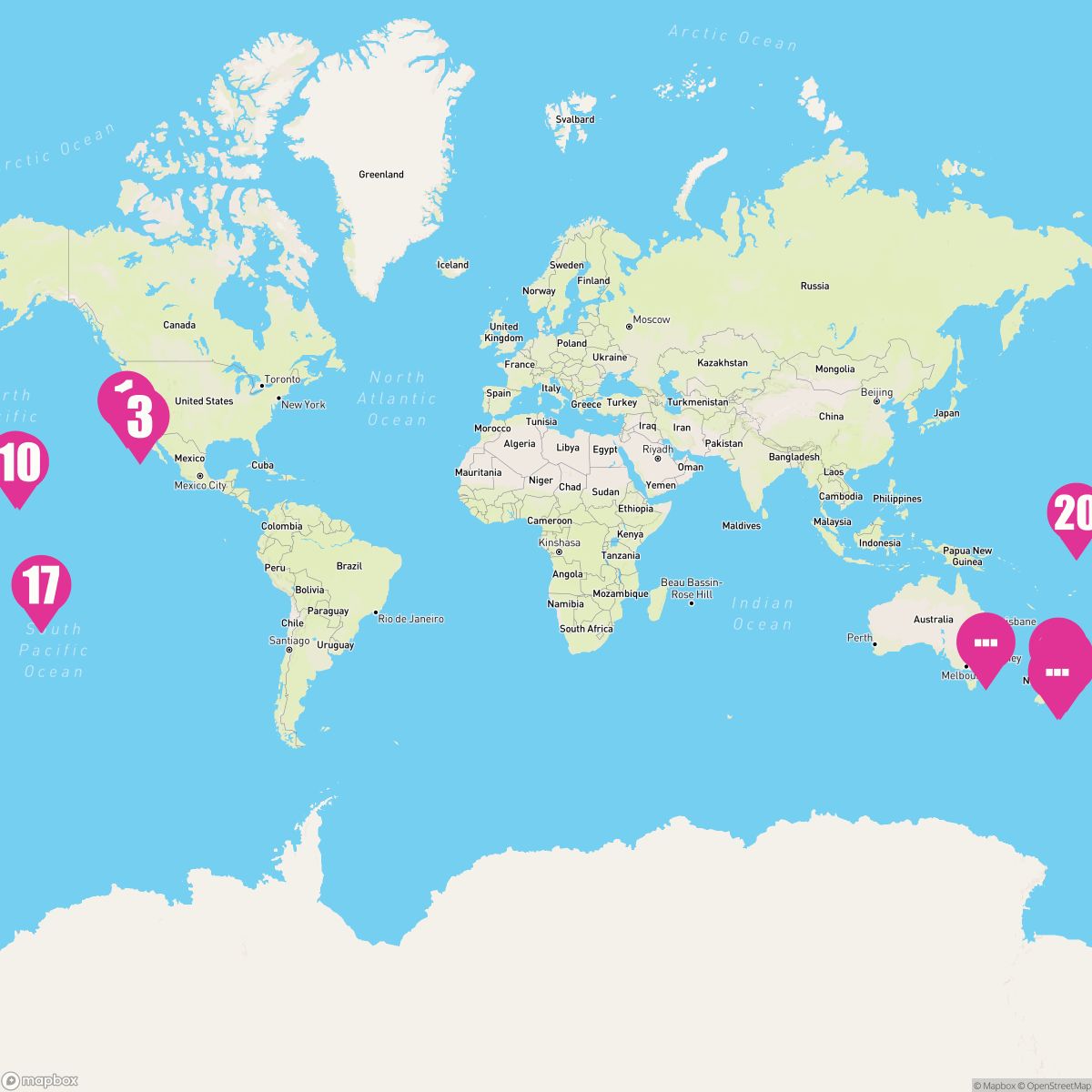 31 Night Hawaii Tahiti & South Pacific Crossing (San Francisco To Sydney)