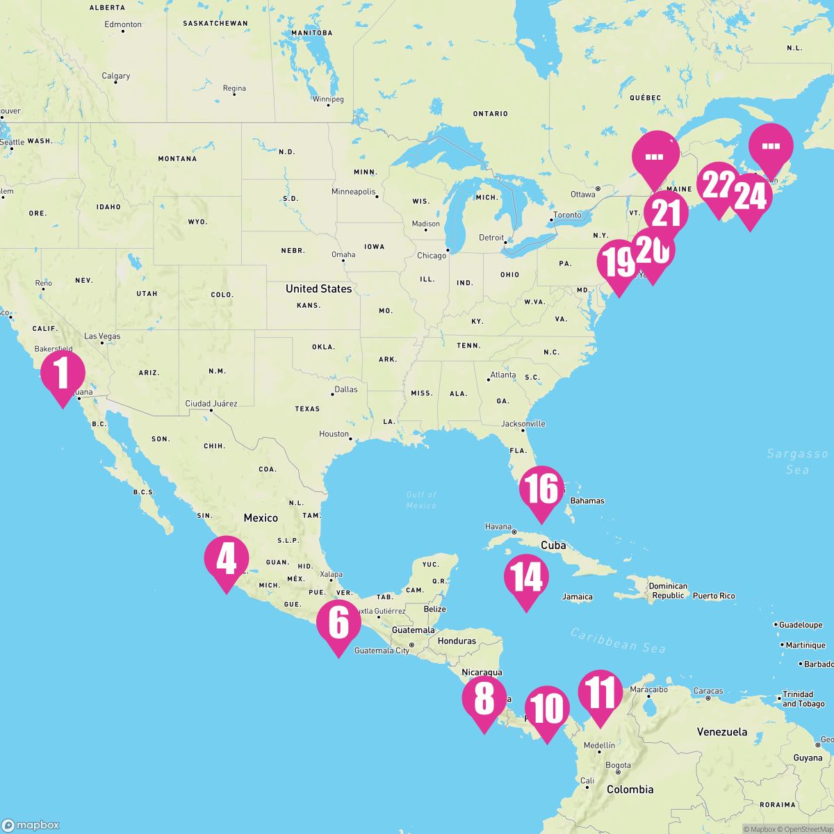 28 Night Panama Canal The Americas & Caribbean (Los Angeles To Quebec City)