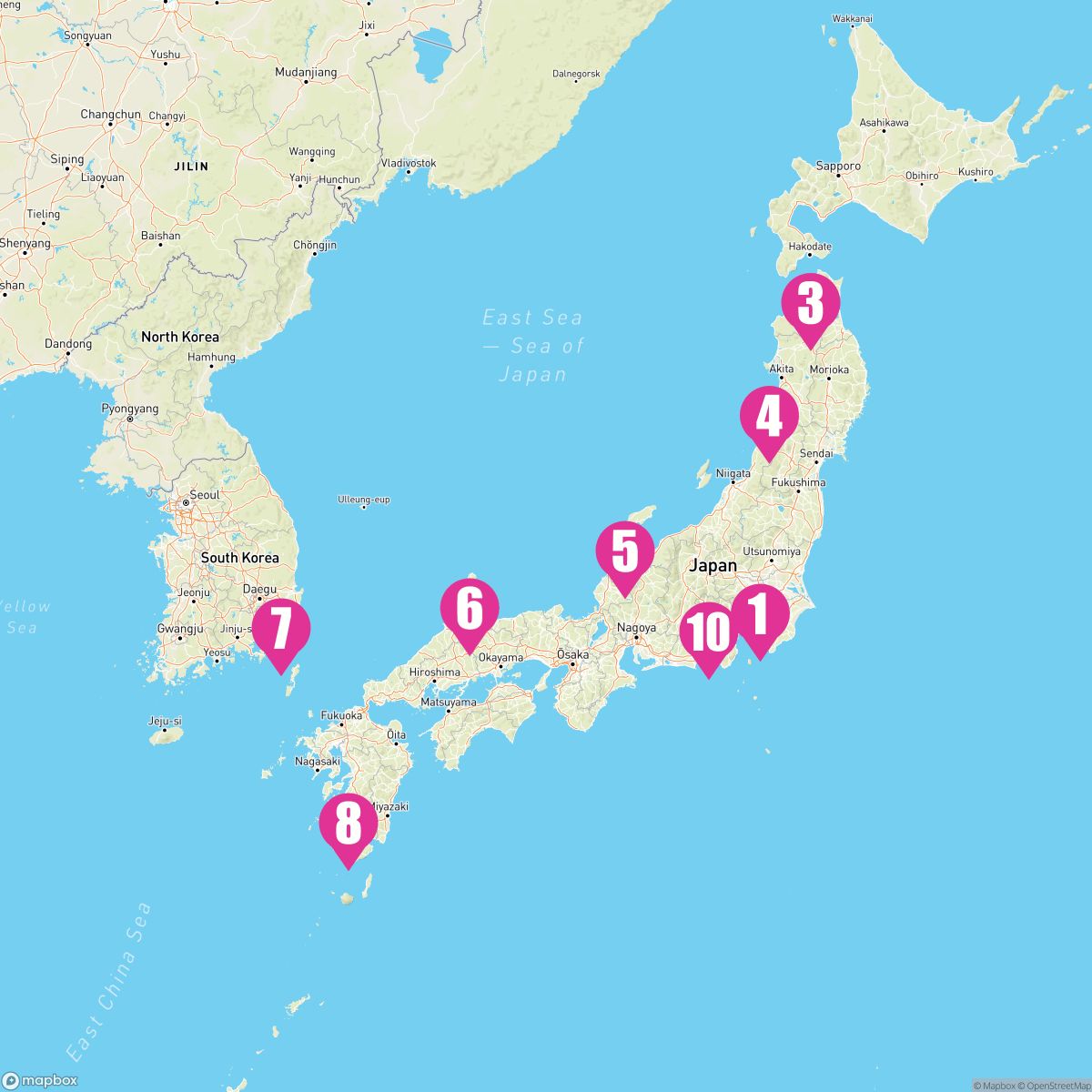 10 Night Sea Of Japan Spring Flowers (Yokohama Roundtrip)