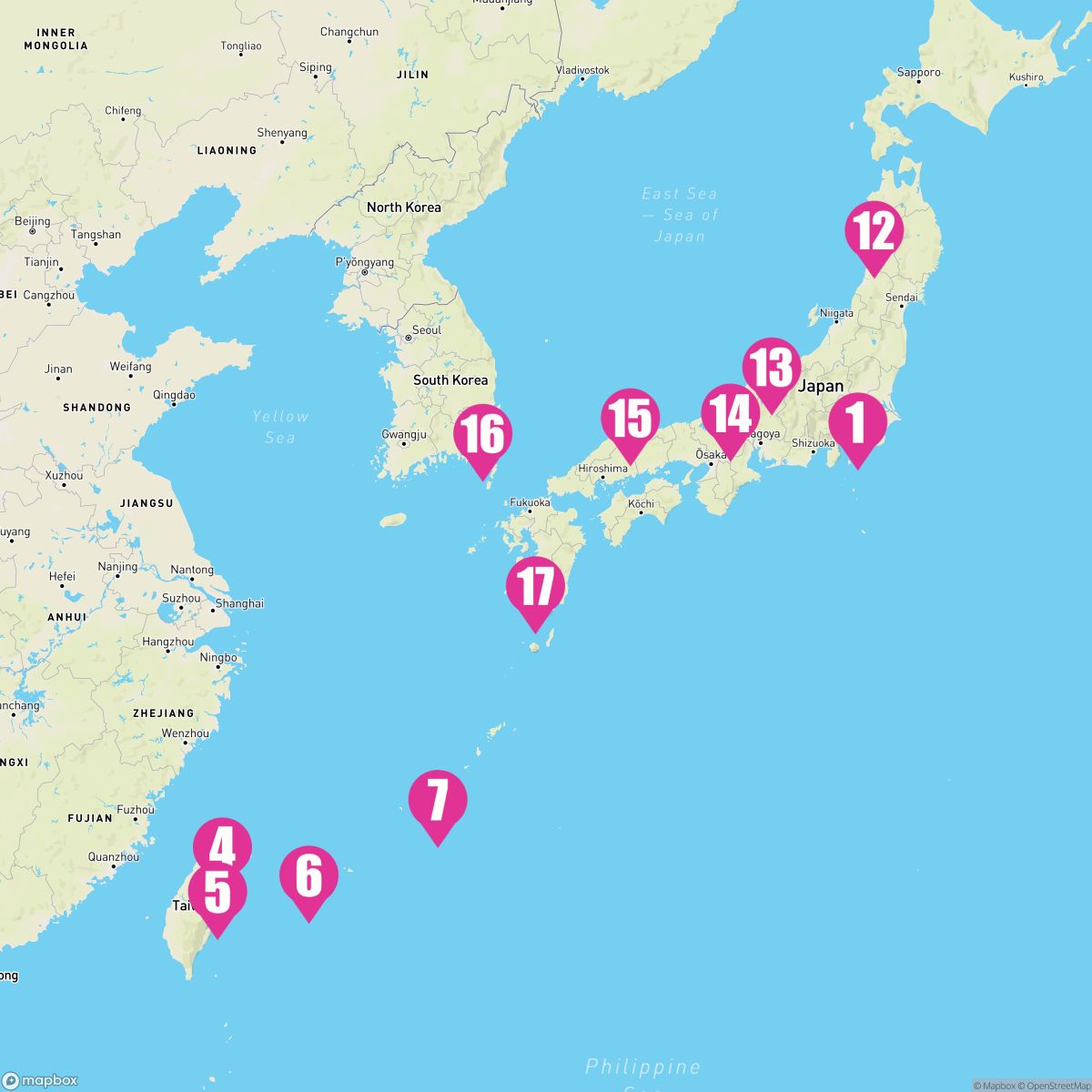 18 Night Southern Islands & Sea Of Japan (Yokohama Roundtrip)