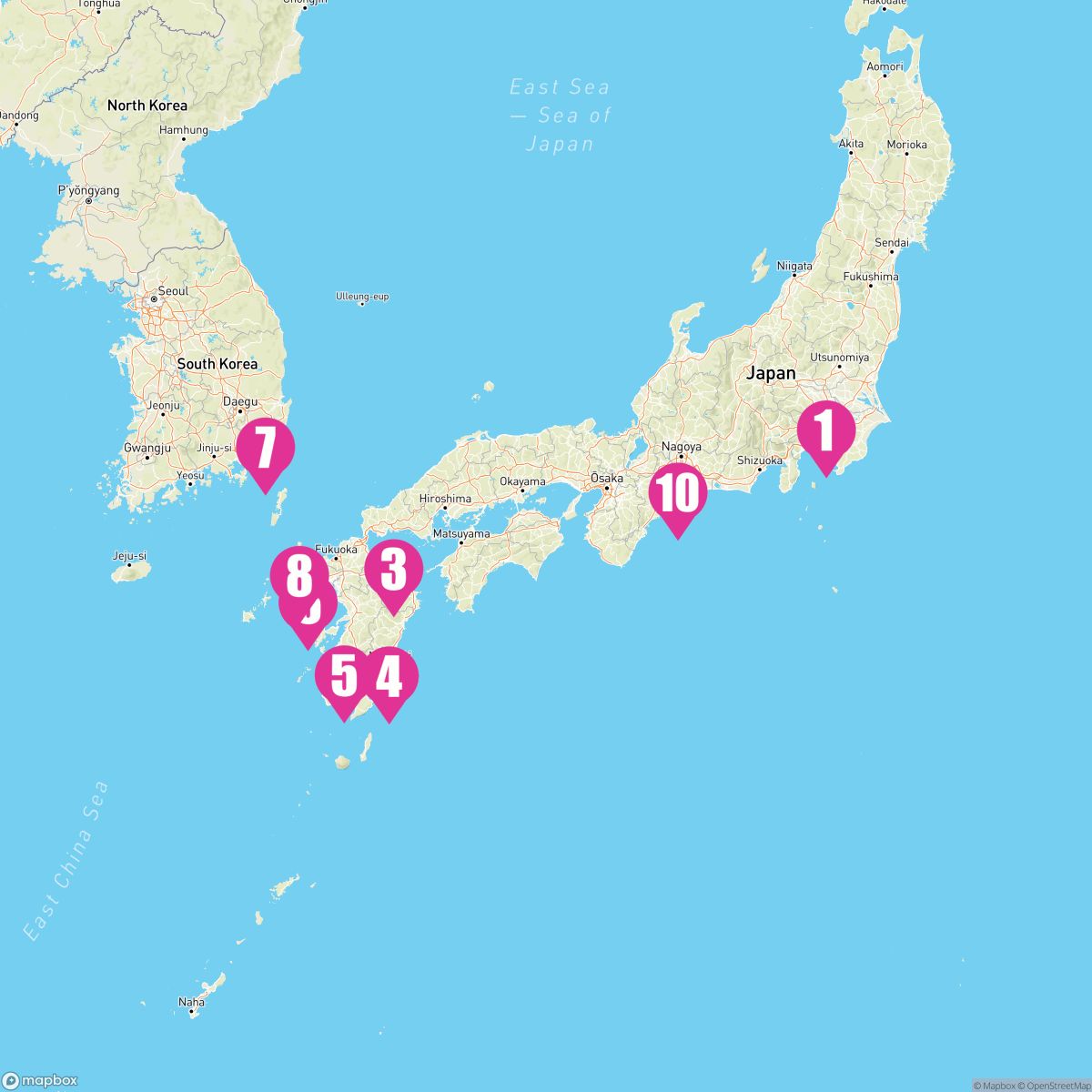 10 Night Kyushu Spring Flowers (Yokohama Roundtrip)