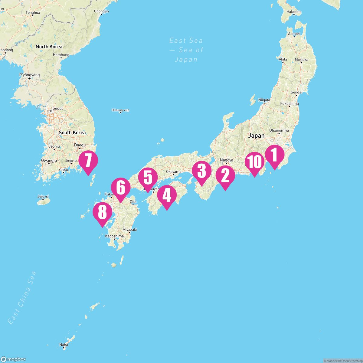 10 Night Japan Explorer (Yokohama Roundtrip)