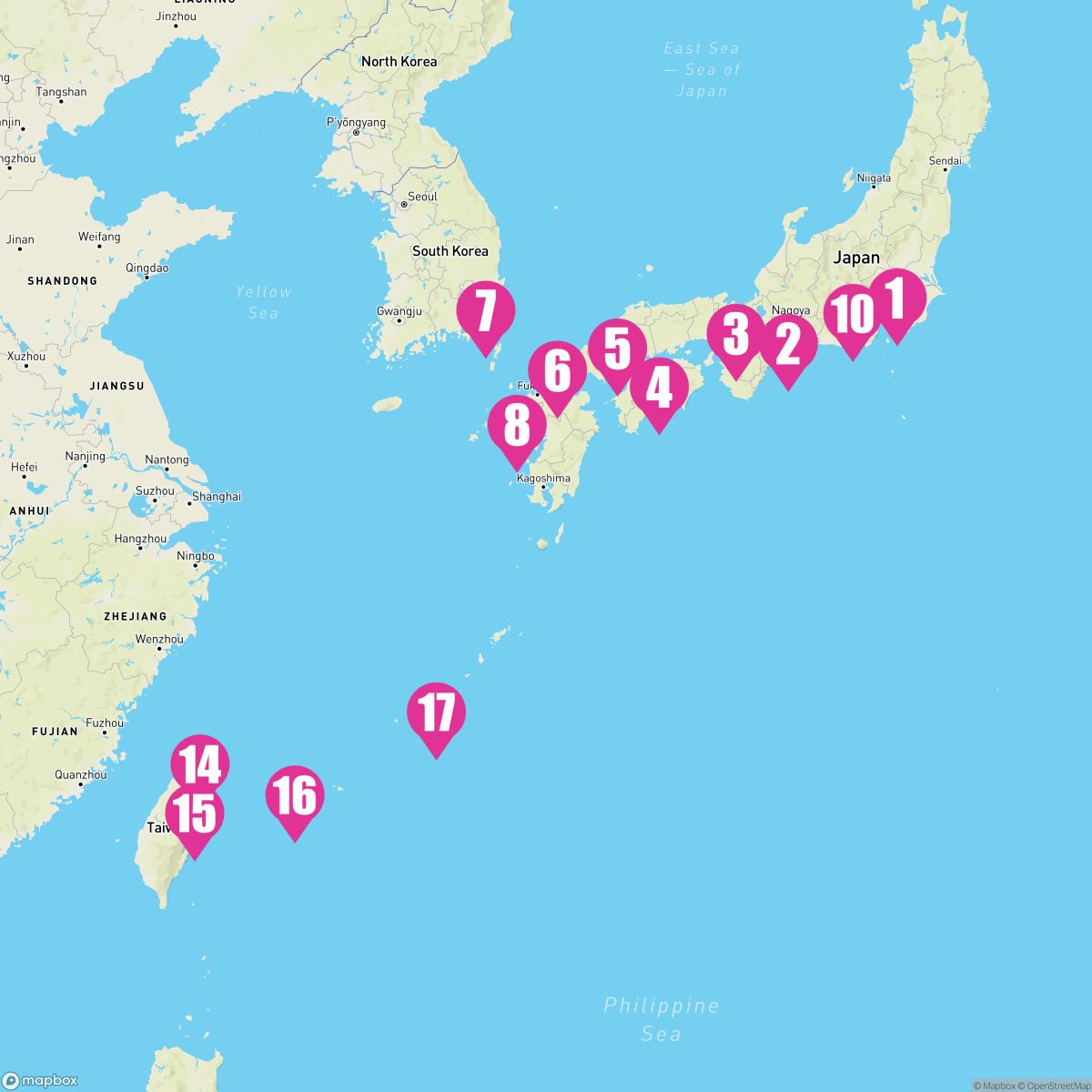 19 Night Southern Islands Explorer (Yokohama Roundtrip)