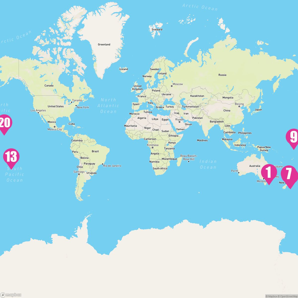 20 Night Tahiti Hawaii & South Pacific Crossing (Sydney To Honolulu)