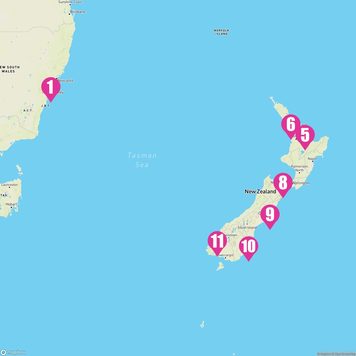 13 Night New Zealand (Sydney Roundtrip)