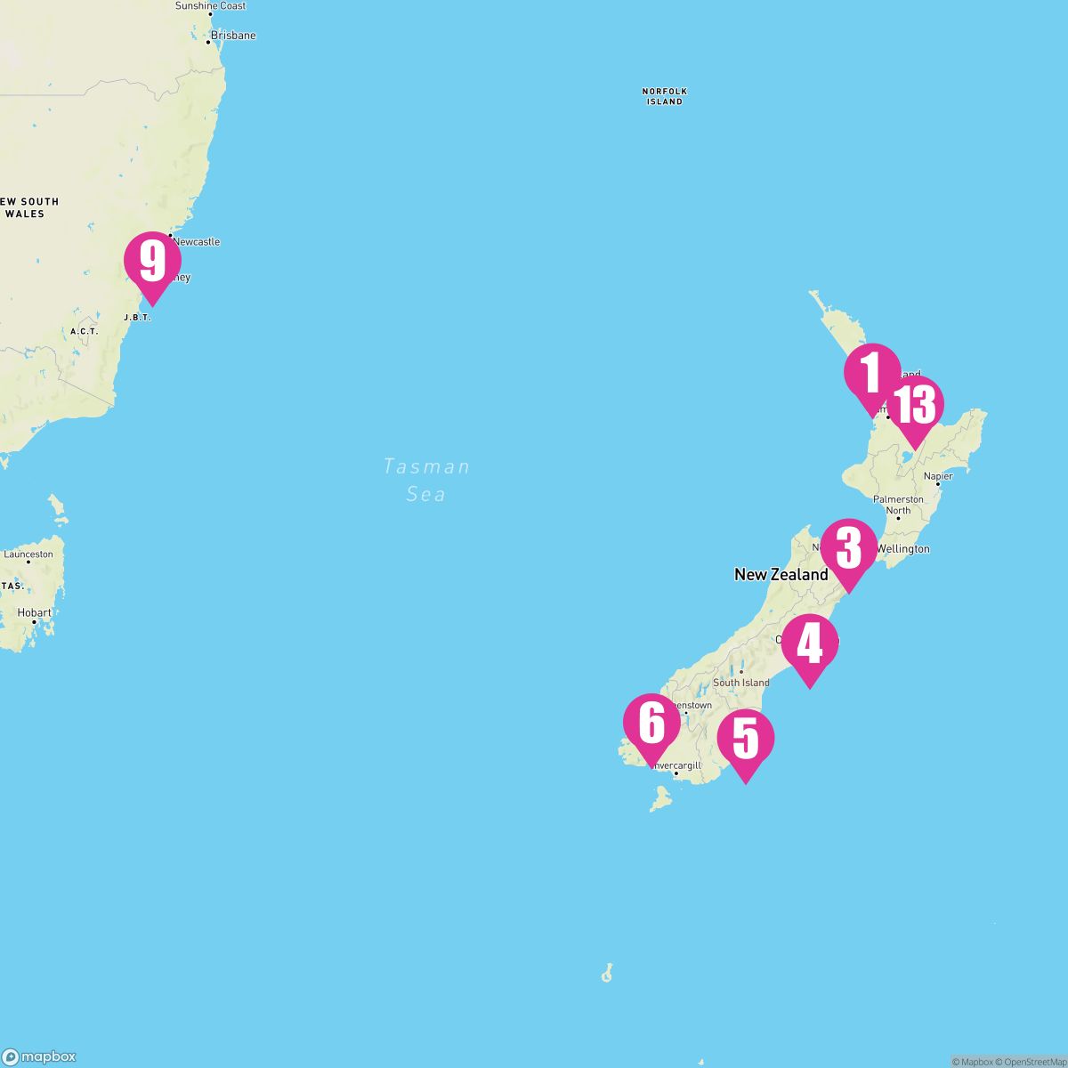 13 Night New Zealand (Auckland Roundtrip)