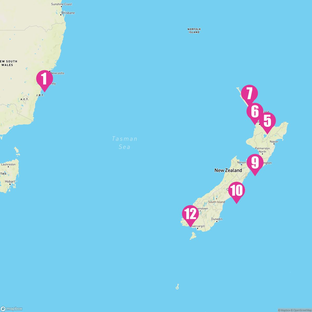 14 Night New Zealand (Sydney Roundtrip)