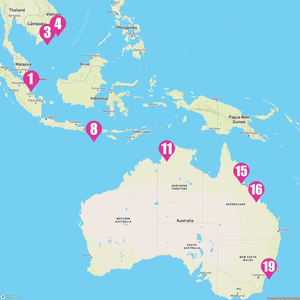 18 Night Asia & Australia (Singapore To Sydney)