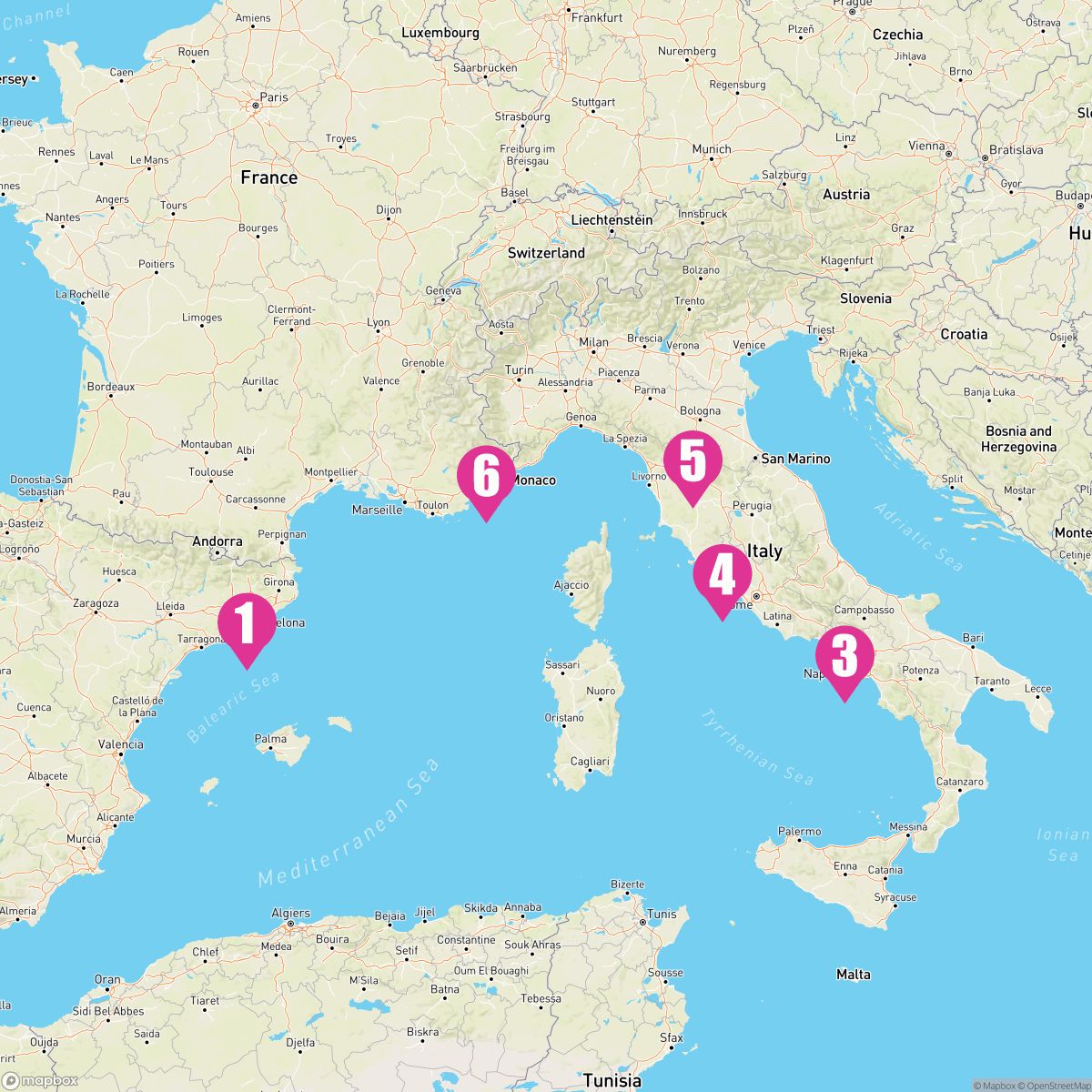 7 Night Western Mediterranean (Barcelona Roundtrip)