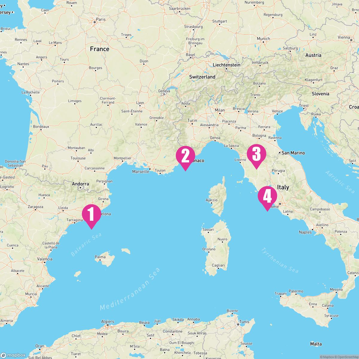 5 Night Western Mediterranean (Barcelona Roundtrip)