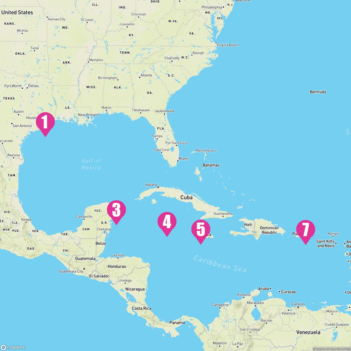 6 Night Western Caribbean (Galveston To San Juan)