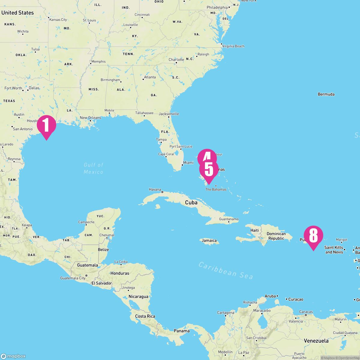 7 Night Bahamas (Galveston To San Juan)