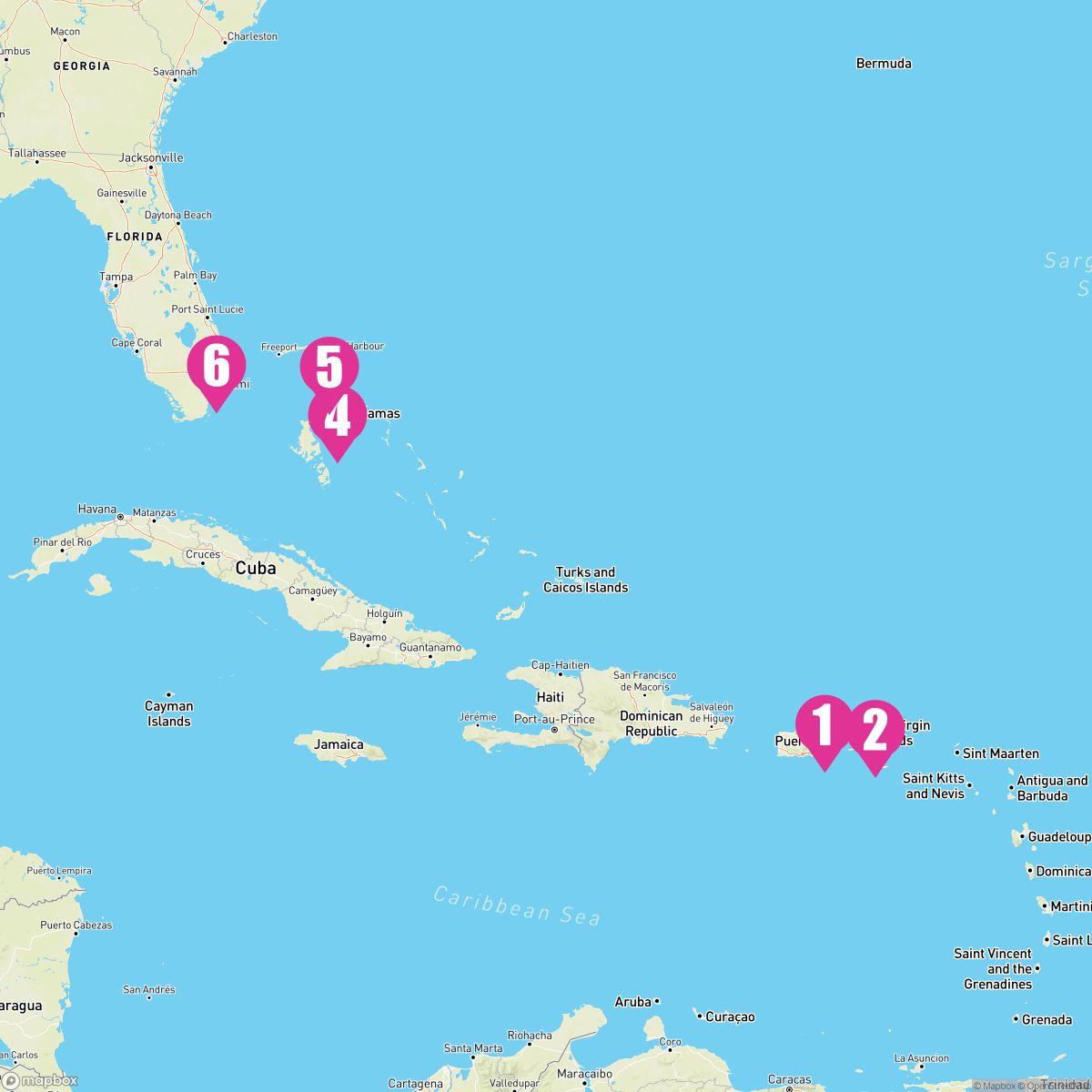 5 Night Eastern Caribbean (San Juan To Ft. Lauderdale)