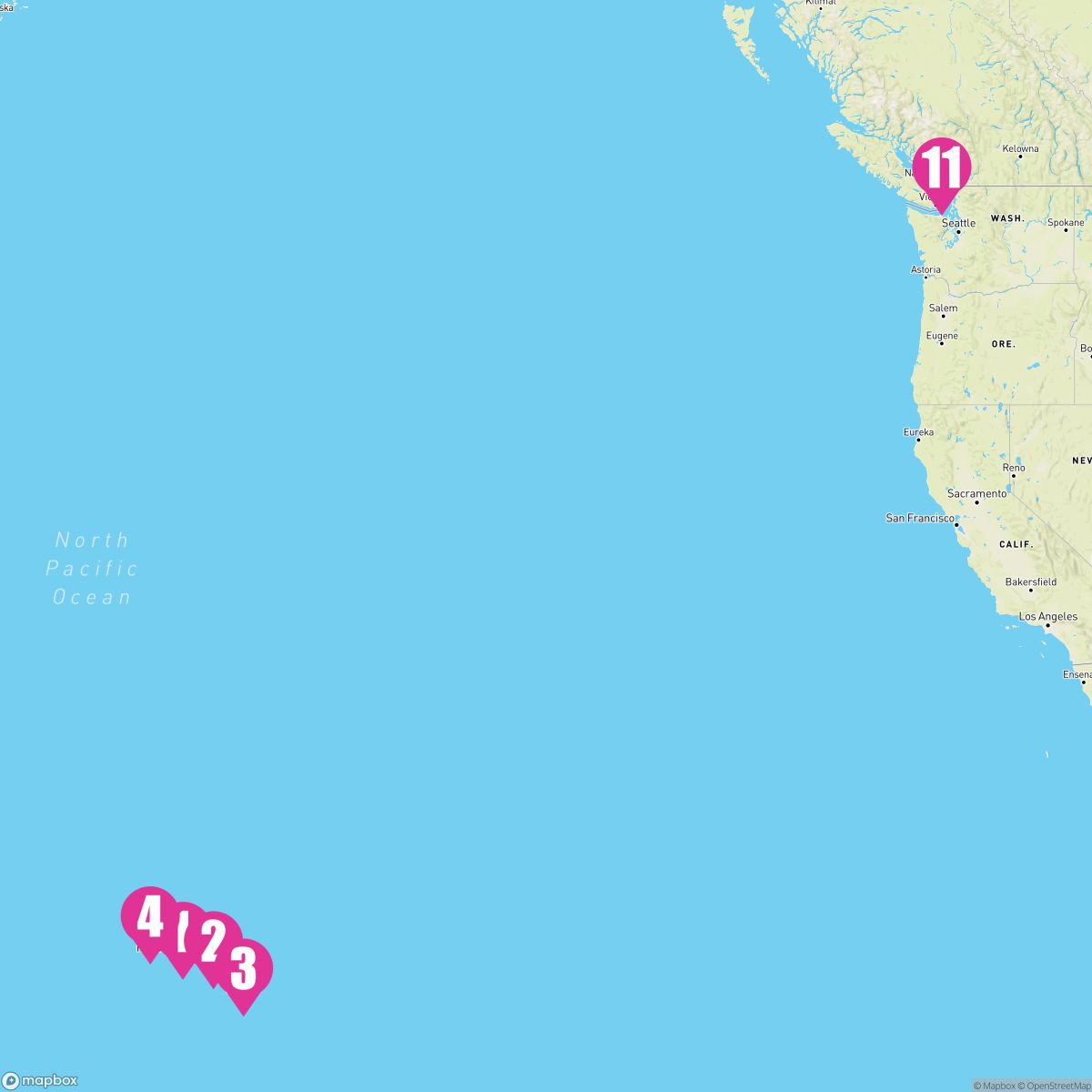 10 Night Hawaii (Honolulu To Vancouver)