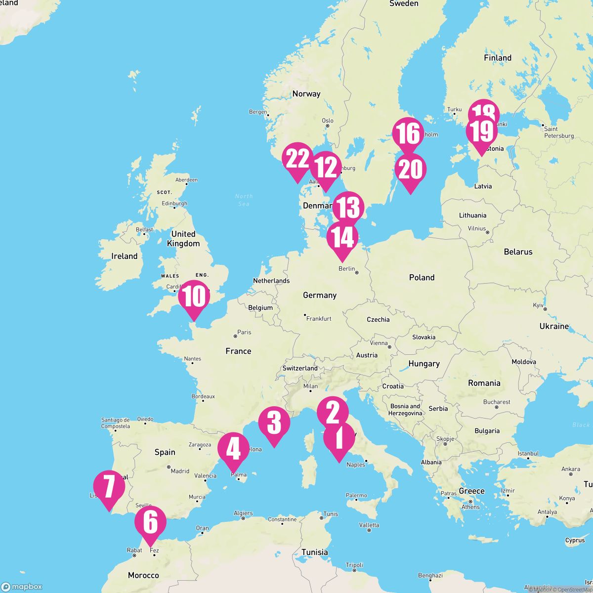 23 Night Grand European Explorer (Rome To Southampton)