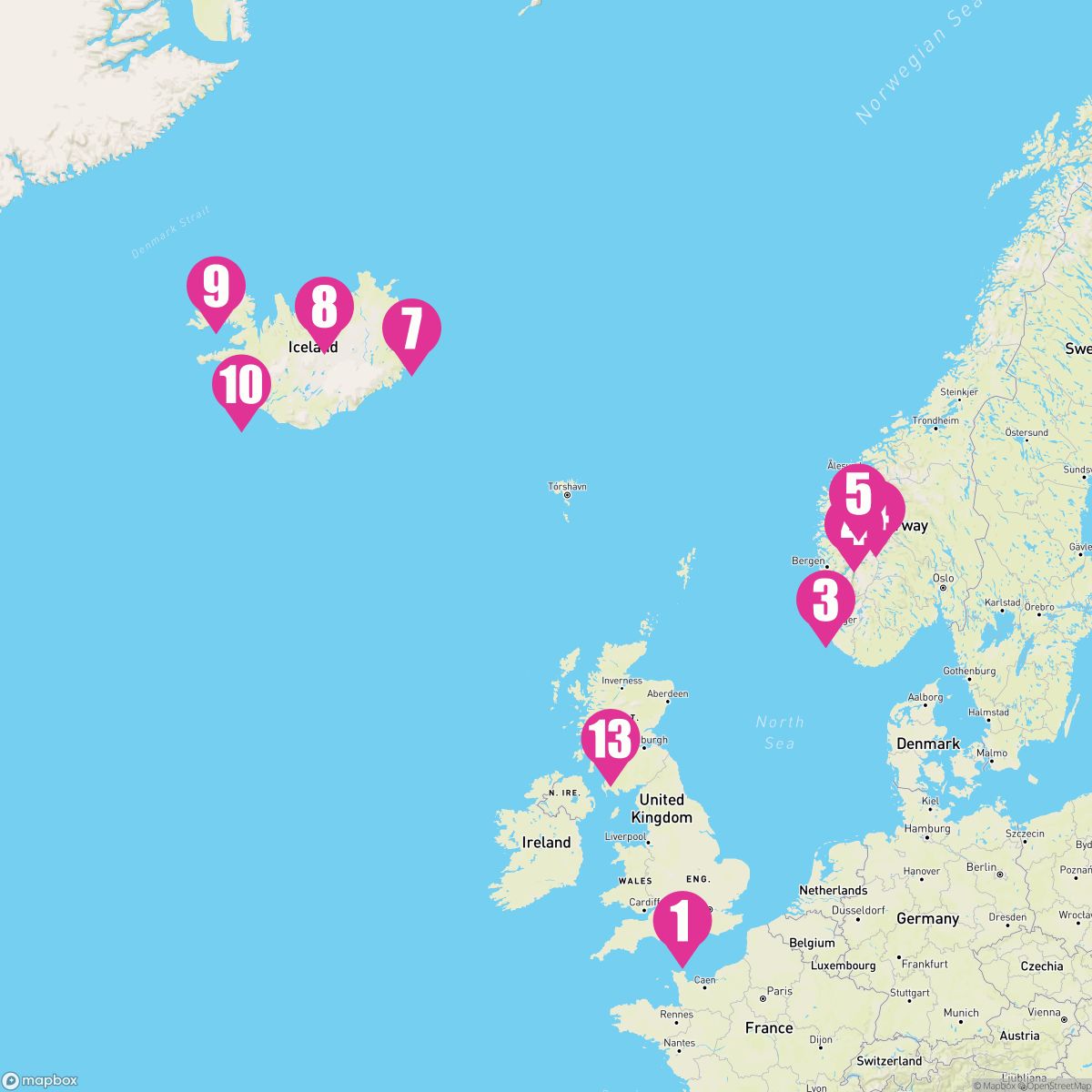 14 Night Icelandic & Norwegian Fjords (Southampton Roundtrip)
