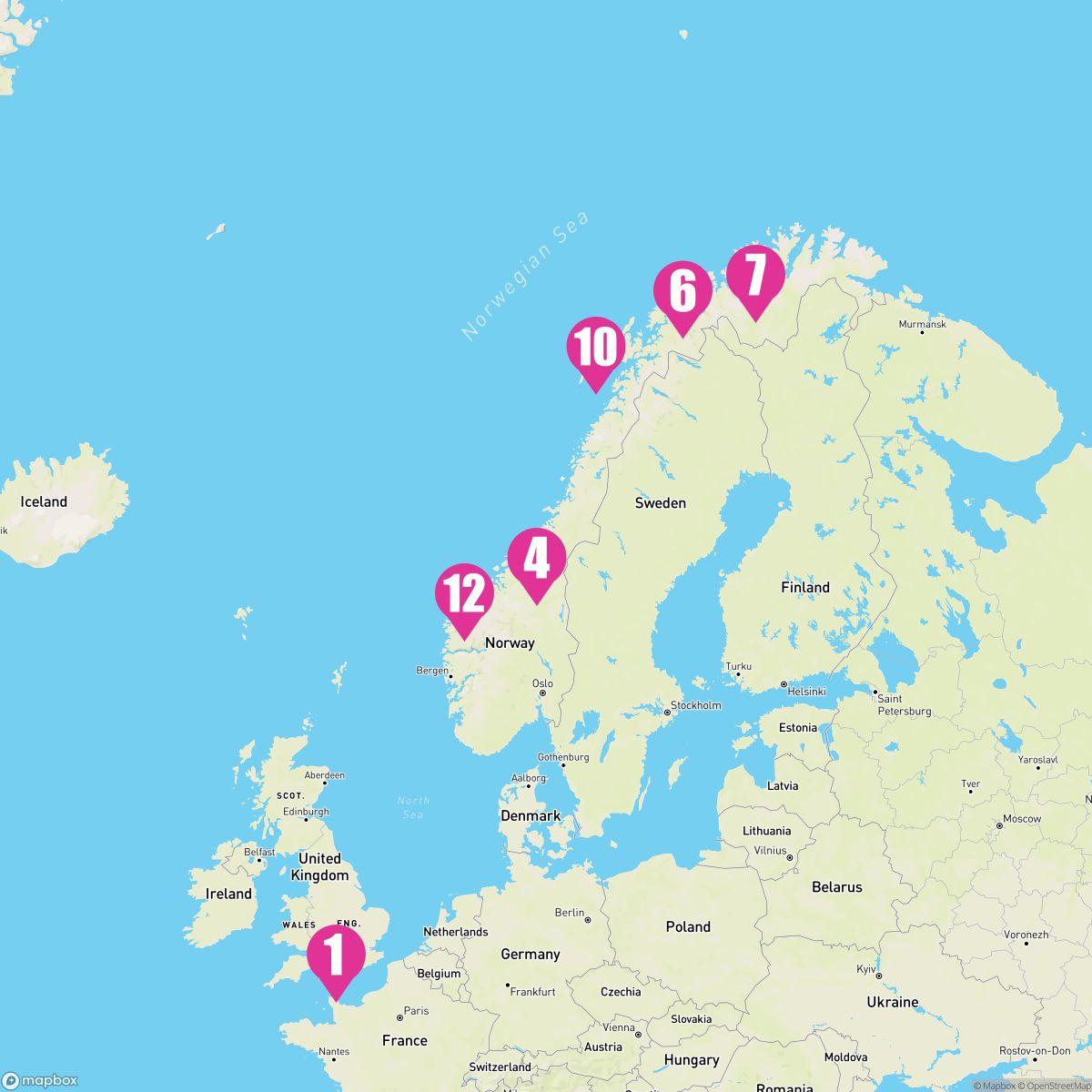 14 Night Search For The Northern Lights (Southampton Roundtrip)
