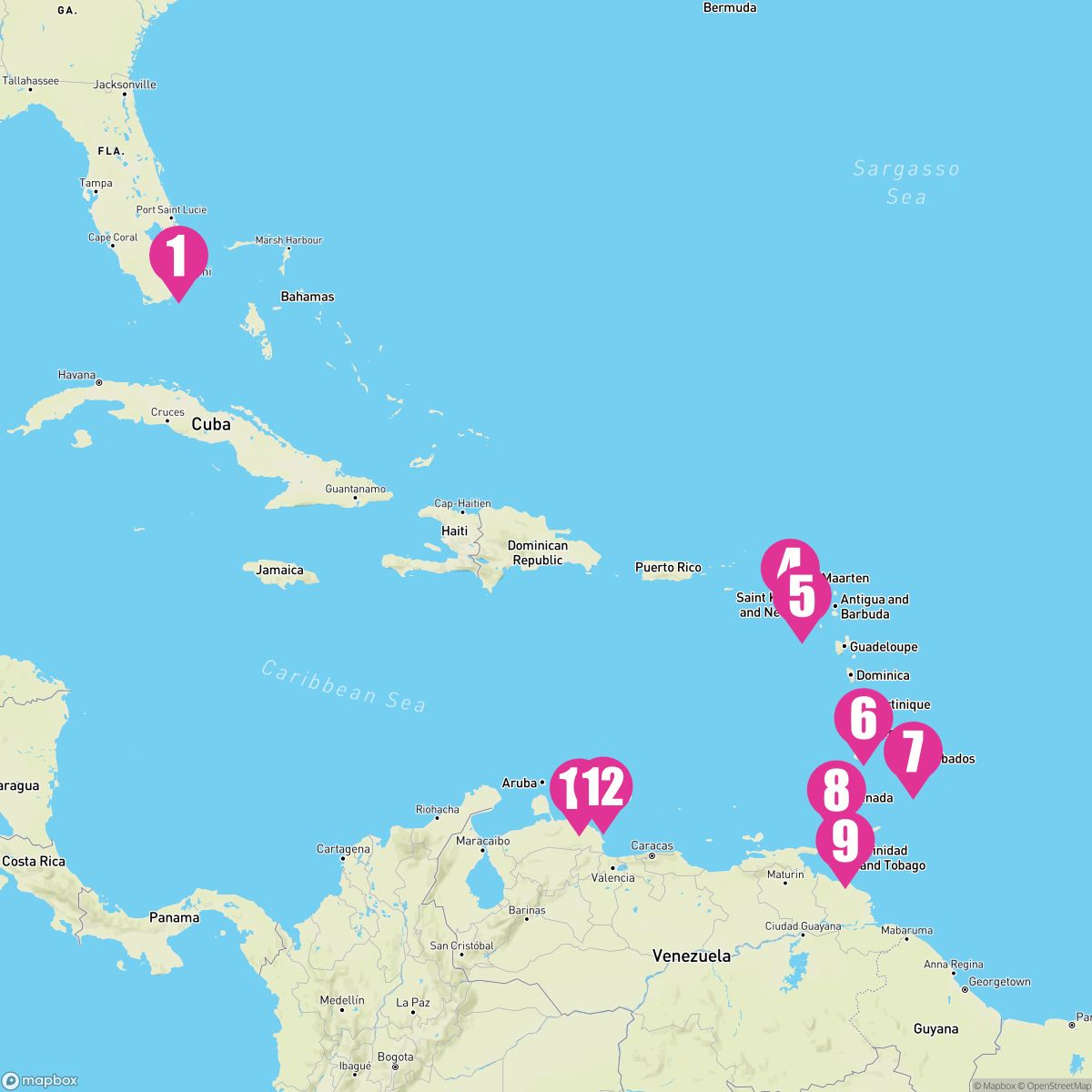 14 Night Circle Caribbean (Ft. Lauderdale Roundtrip)