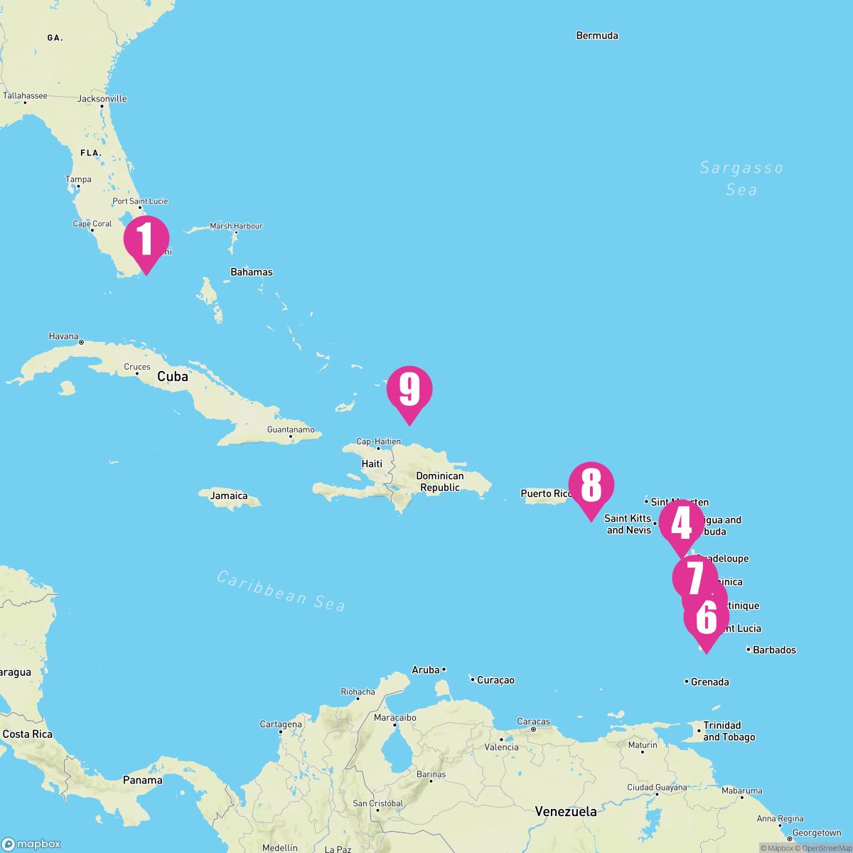 10 Night Eastern Caribbean With Martinique (Ft. Lauderdale Roundtrip)