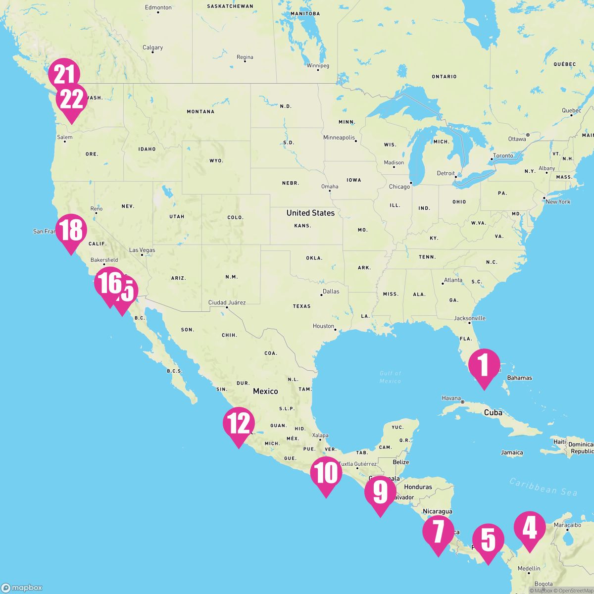 21 Night Panama Canal (Ft. Lauderdale To Seattle)