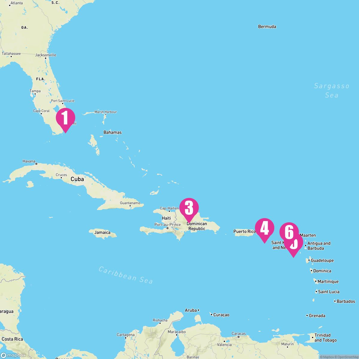 8 Night Eastern Caribbean Holiday (Ft. Lauderdale Roundtrip)