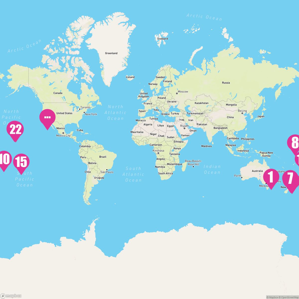 28 Night Tahiti Hawaii & South Pacific Crossing (Sydney To Los Angeles)