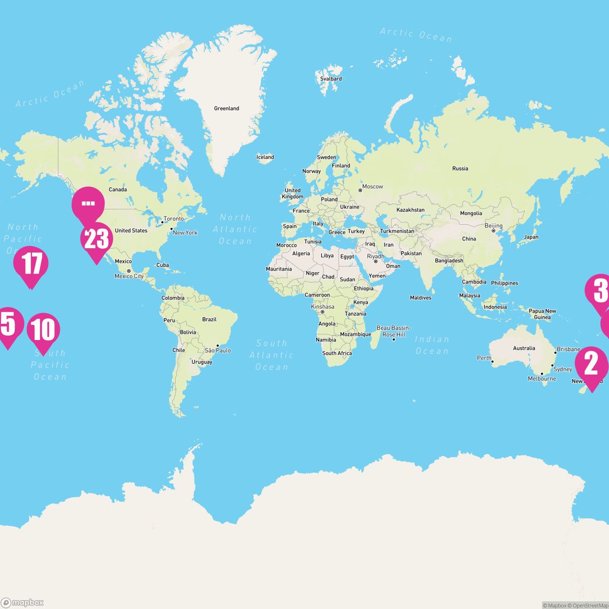 27 Night Tahiti Hawaii & South Pacific Crossing (Auckland To Vancouver)