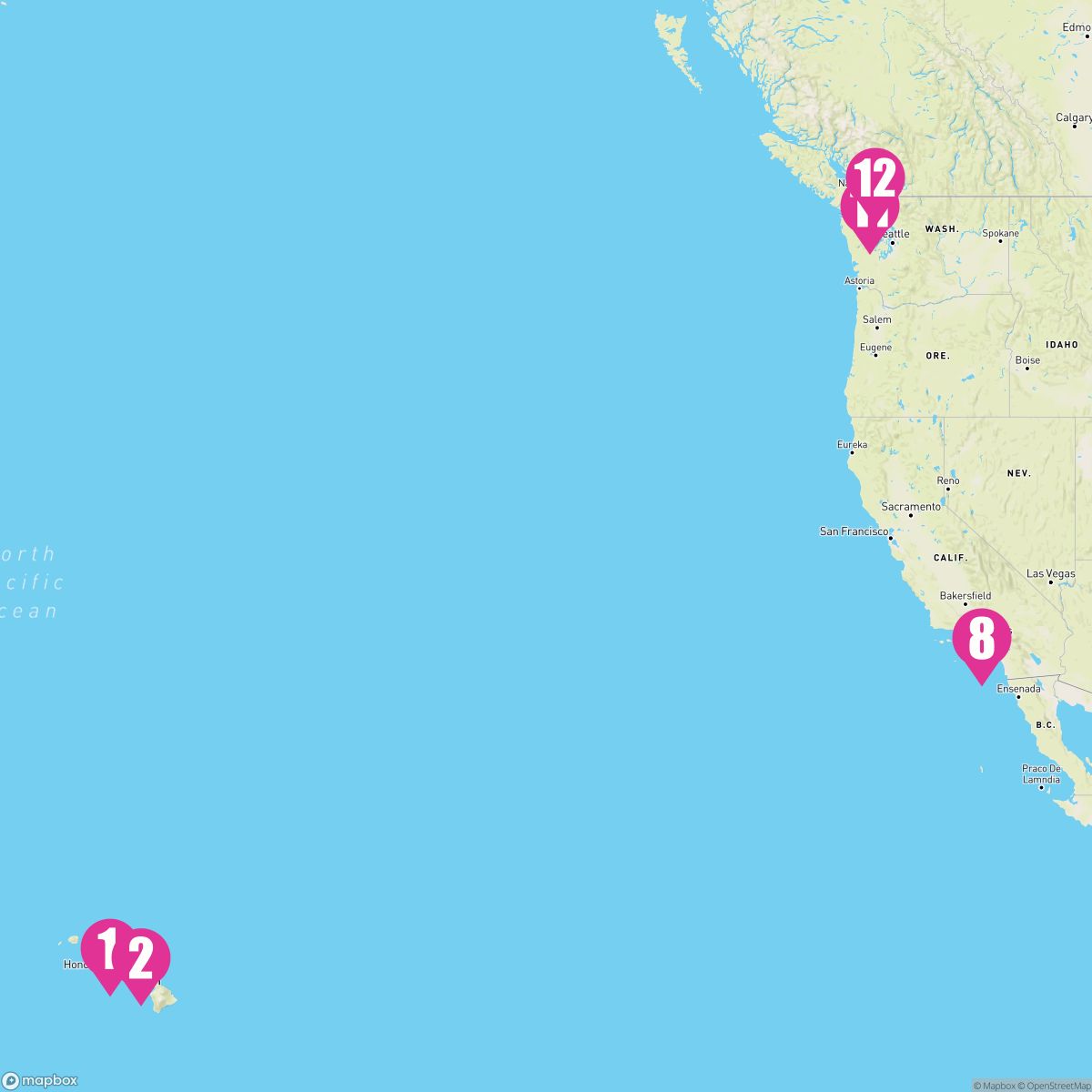11 Night Hawaii & Pacific Crossing: Honolulu To British Columbia (Honolulu To Vancouver)