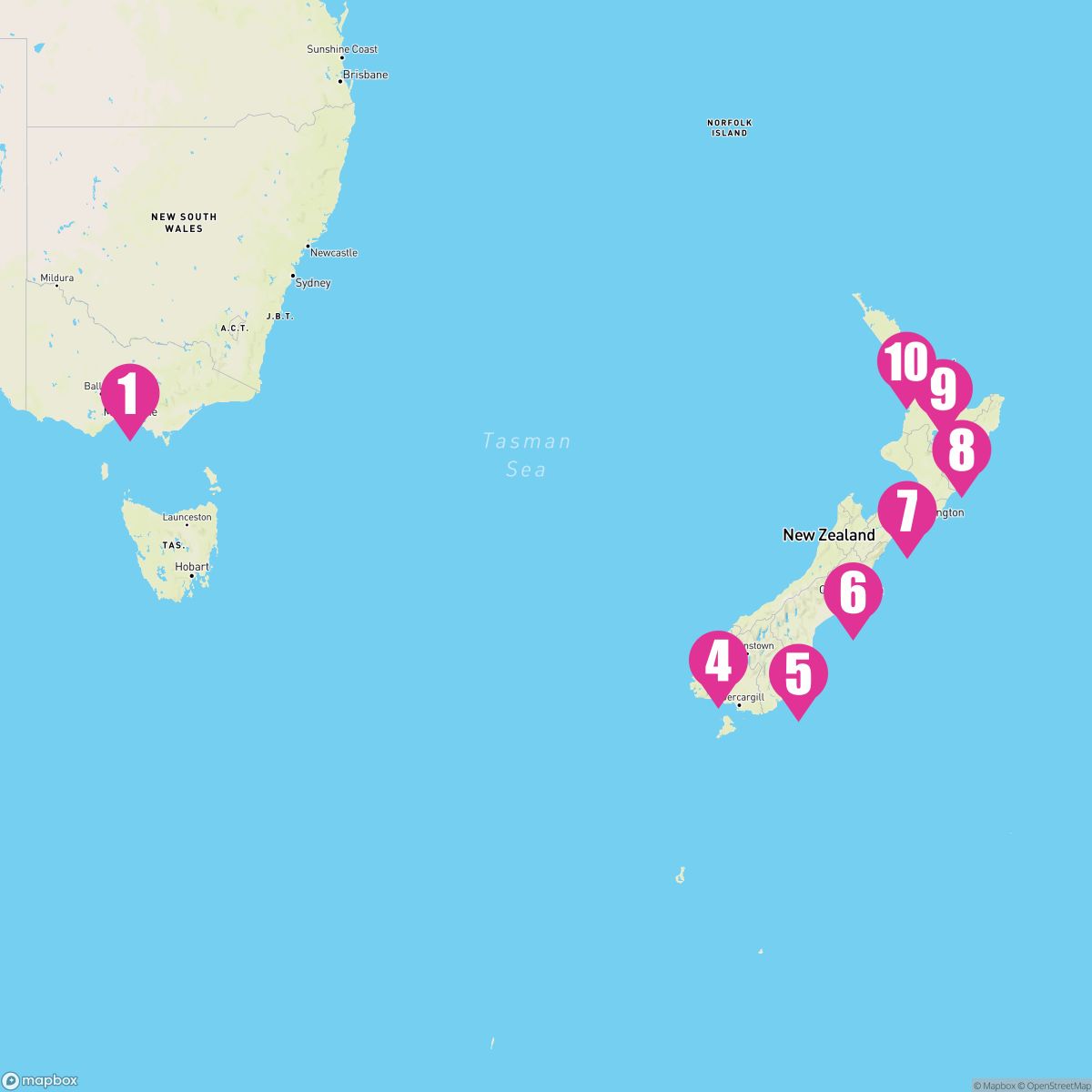 14 Night New Zealand (Melbourne Roundtrip)