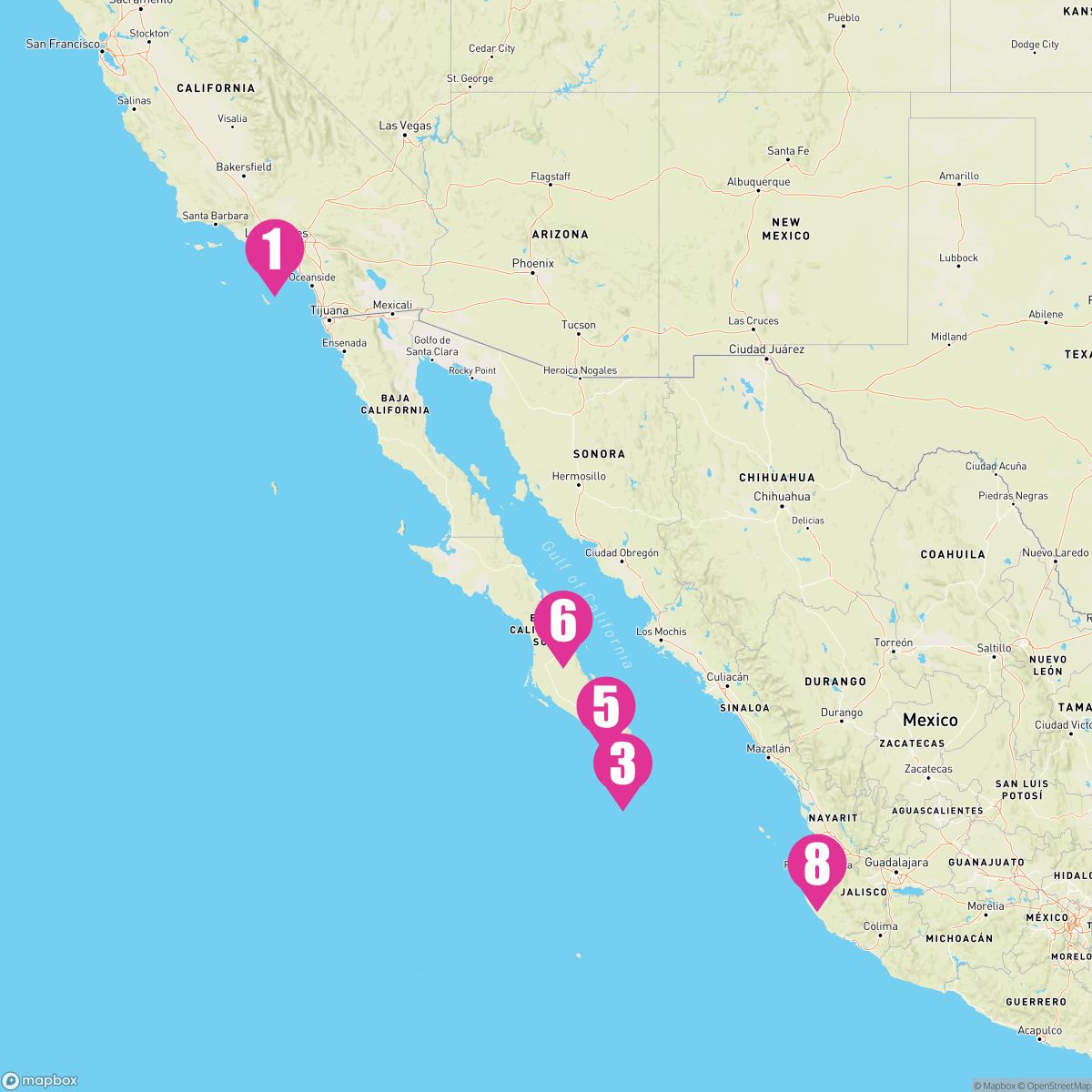 10 Night Baja Peninsula & Sea Of Cortez (Los Angeles Roundtrip)