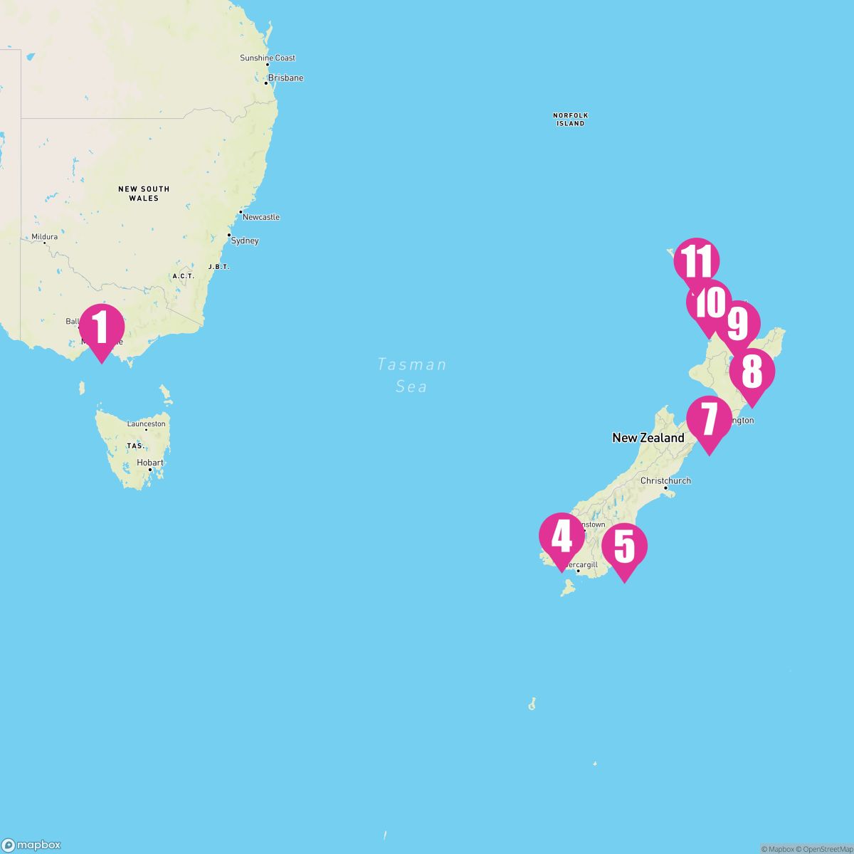 14 Night New Zealand (Melbourne Roundtrip)