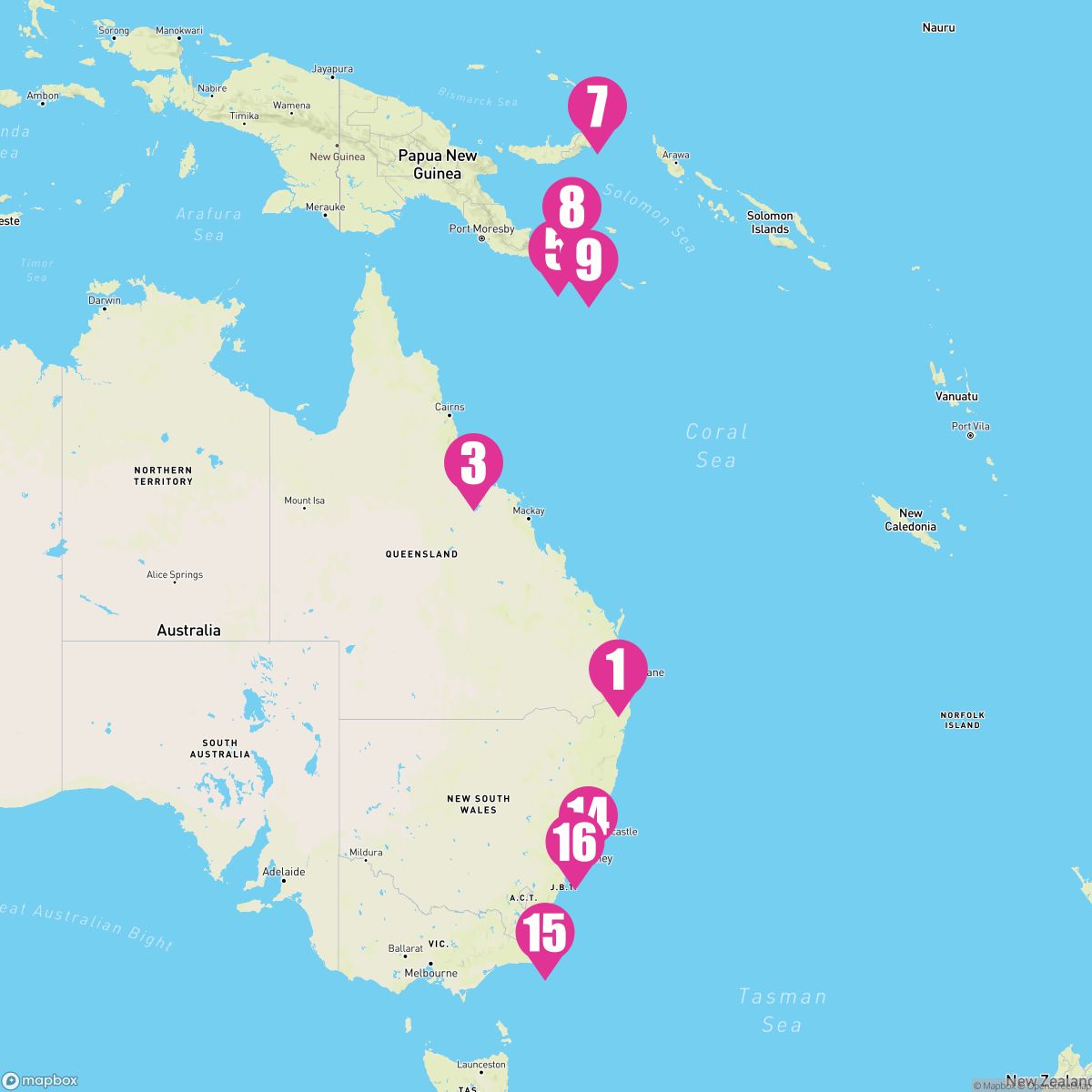 15 Night Papua New Guinea (Brisbane To Sydney)
