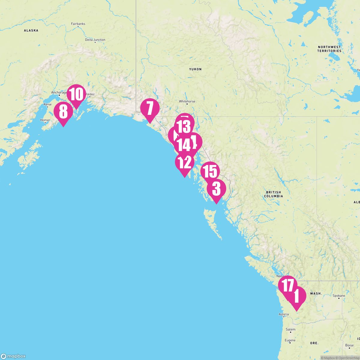 17 Night Ultimate Alaska With Glacier Bay National Park (Seattle Roundtrip)