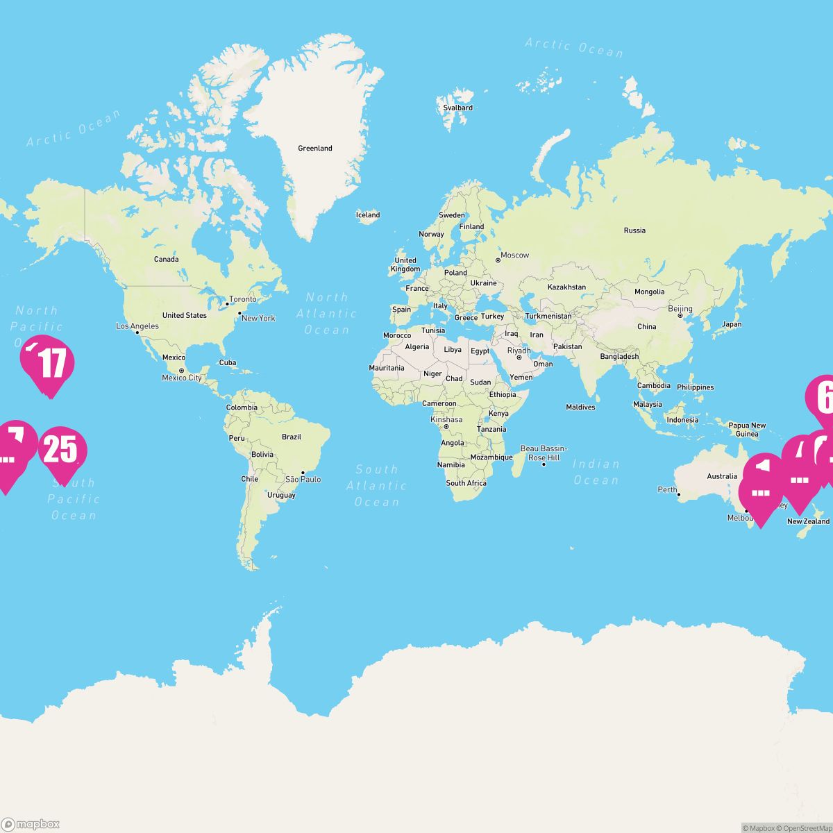35 Night Tahiti Hawaii & South Pacific (Brisbane To Sydney)
