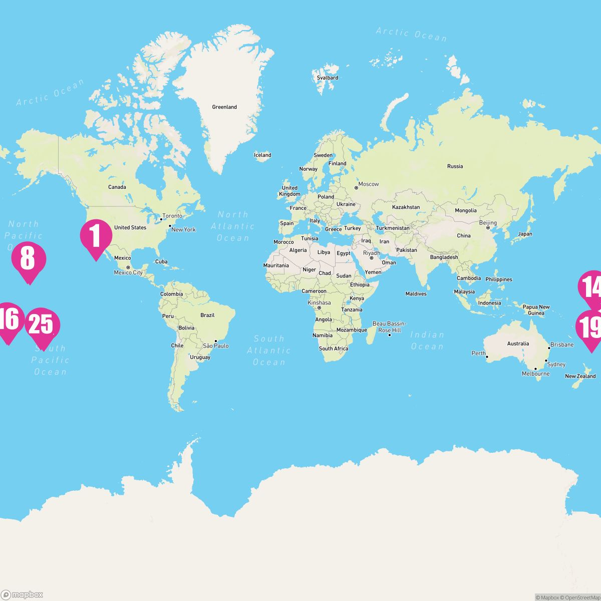 33 Night Hawaii Tahiti & South Pacific (Los Angeles Roundtrip)