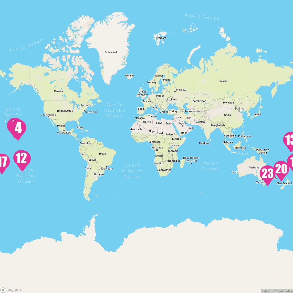 21 Night Hawaii & South Pacific (Honolulu To Sydney)