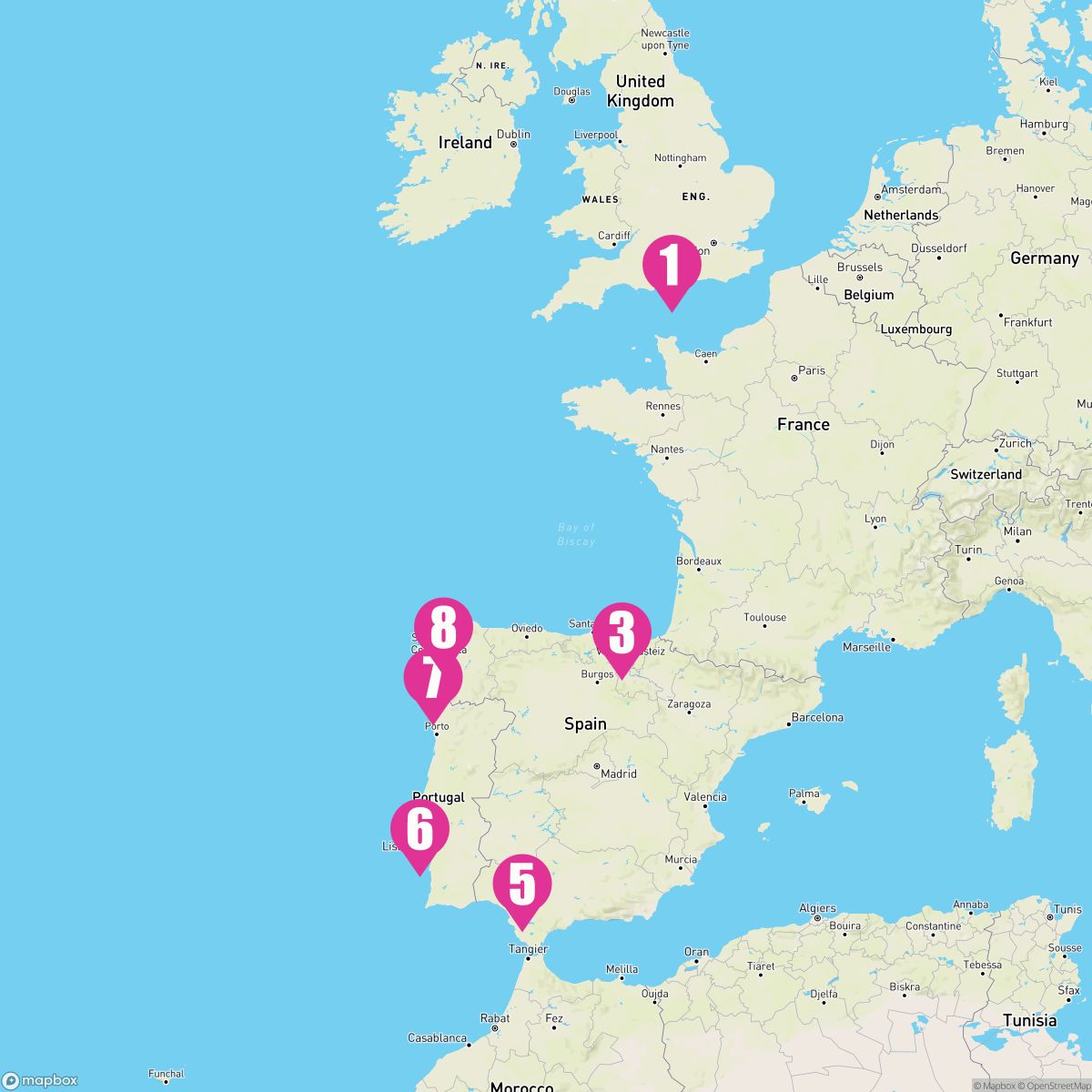 9 Night Spanish Flair (Southampton Roundtrip)