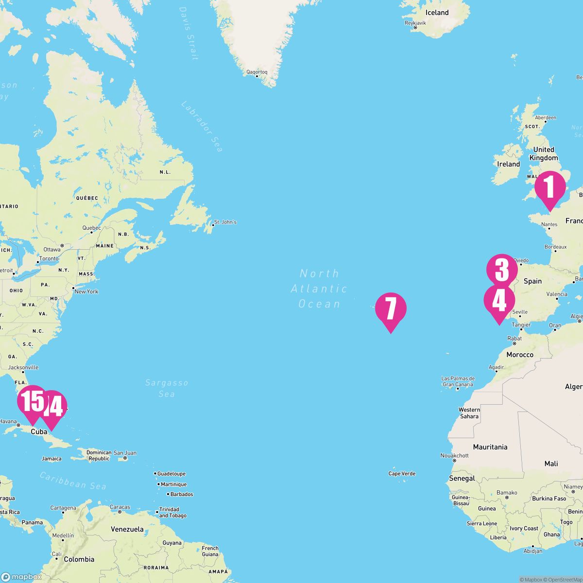 14 Night Spain & Portugal Transatlantic (Southampton To Miami)