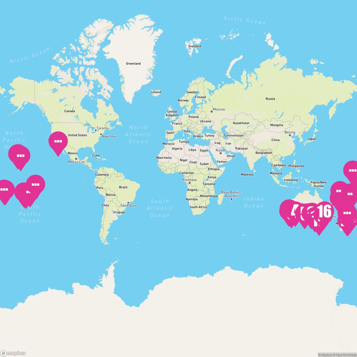 61 Night Southern Seas Explorer (Perth To San Diego)
