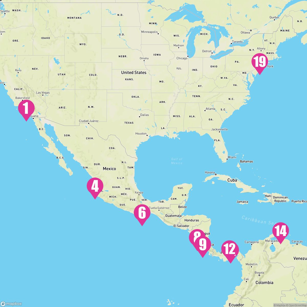 18 Night Panama Canal - Ocean To Ocean (Los Angeles To New York)